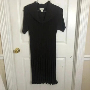 Kim Rogers sweater dress/ brown sz m
